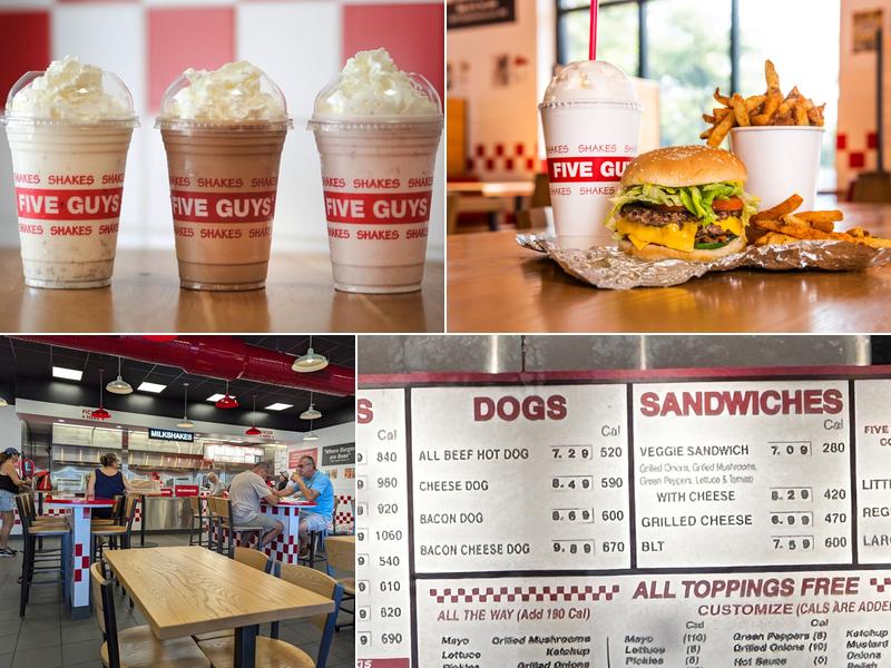 Five Guys Menu