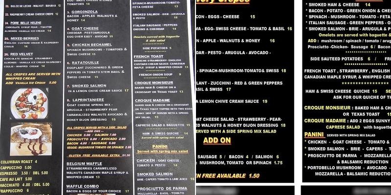 Voo la voo cafe new smyrna beach Menu