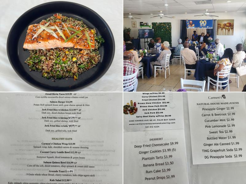 Carmen's Restaurant and Catering Menu