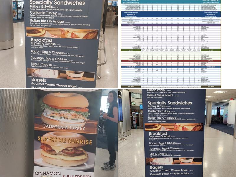 The Great American Bagel Menu