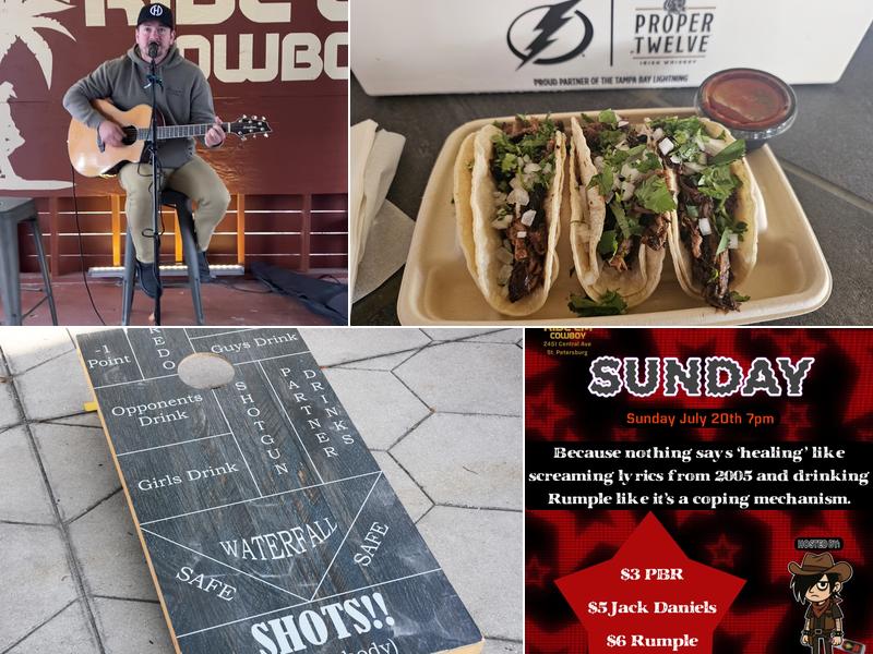 Ride’em Cowboy Menu