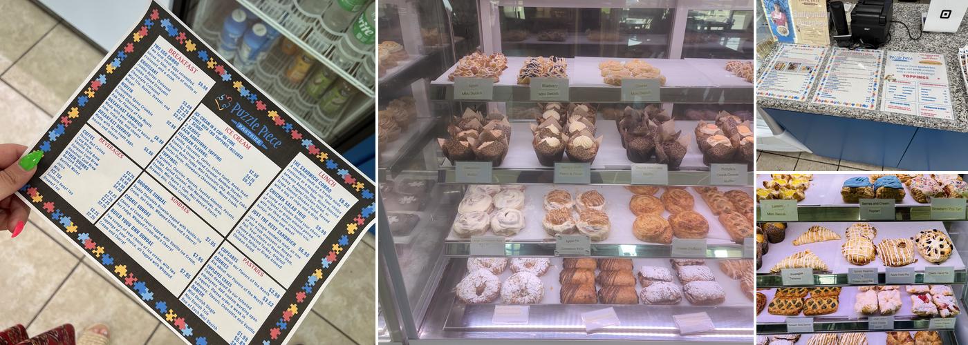 Puzzle Piece Pastries Menu