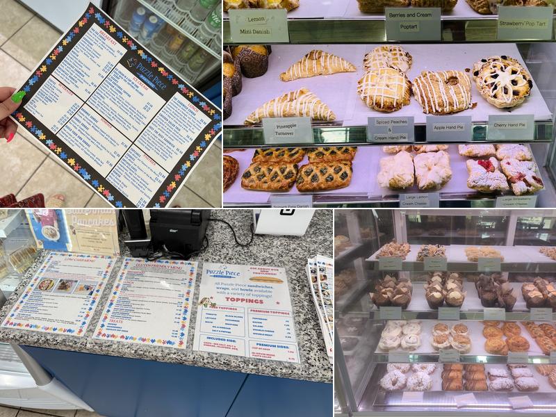 Puzzle Piece Pastries Menu