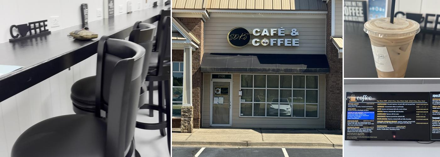 SDK's Cafe and Coffee Menu