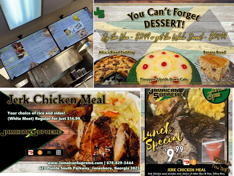 Jamaican Supreme Menu