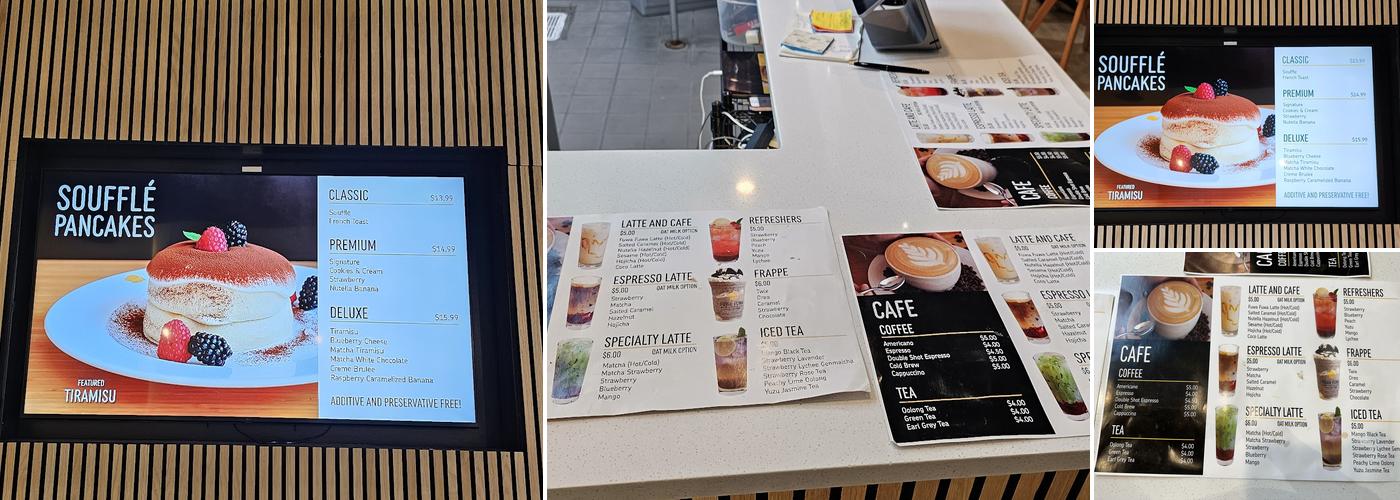 Fluffy Fluffy Dessert Cafe Menu