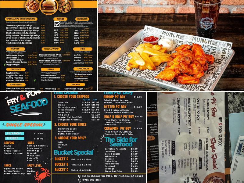 FRY & FORK Menu