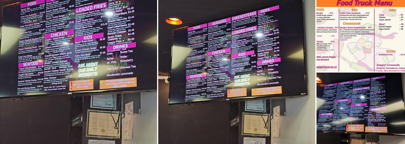 Hit Different! BBQ & Grill Menu