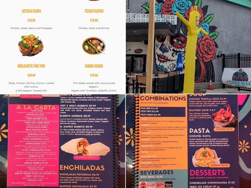 Cozumel Bar & Grill Menu