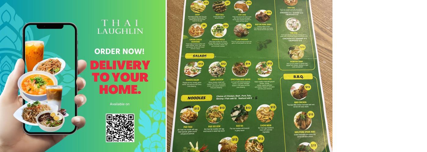Thai Laughlin Menu