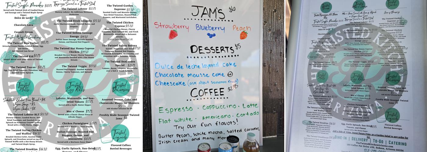 Twisted Kitchen Menu