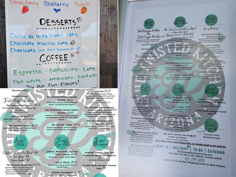 Twisted Kitchen Menu