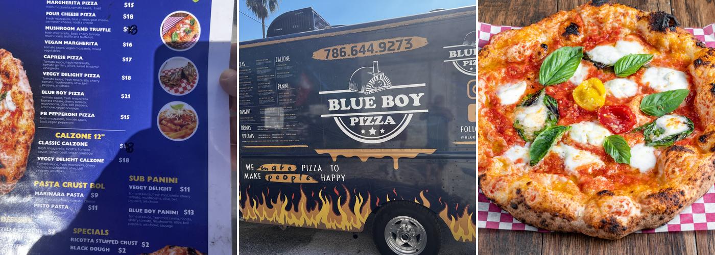 Blue Boy Pizza Menu
