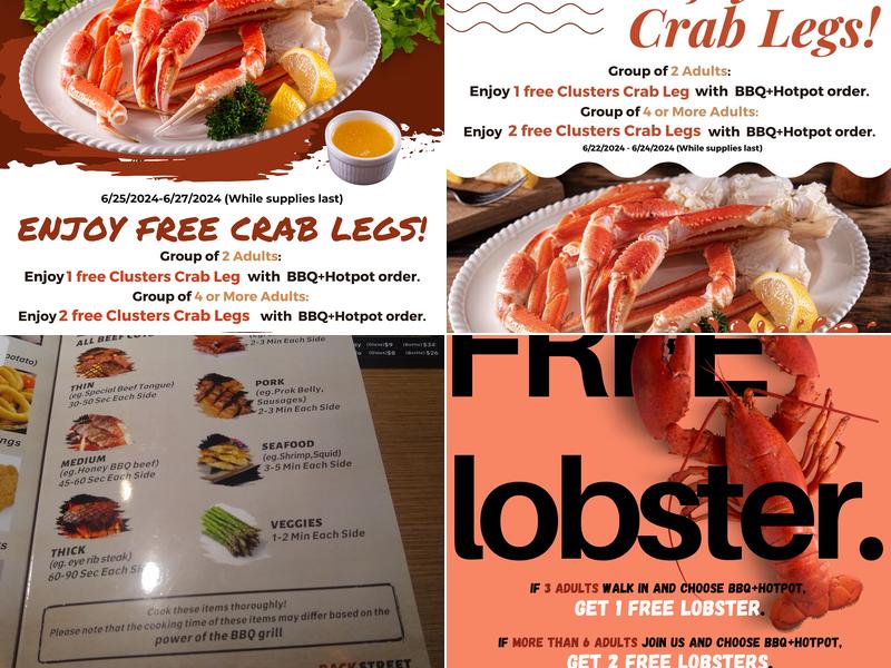 Backstreet bbq hotpot Menu