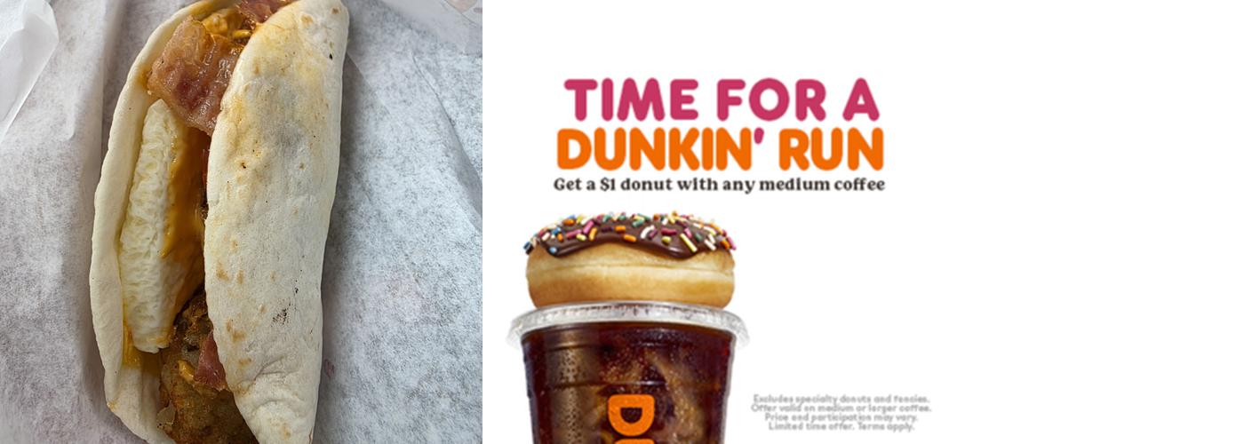 Dunkin' Menu