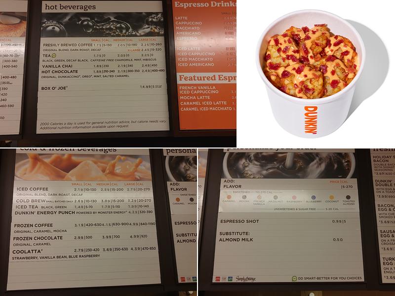 Dunkin' Menu