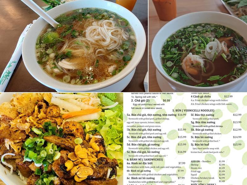 Pho AnAn Menu