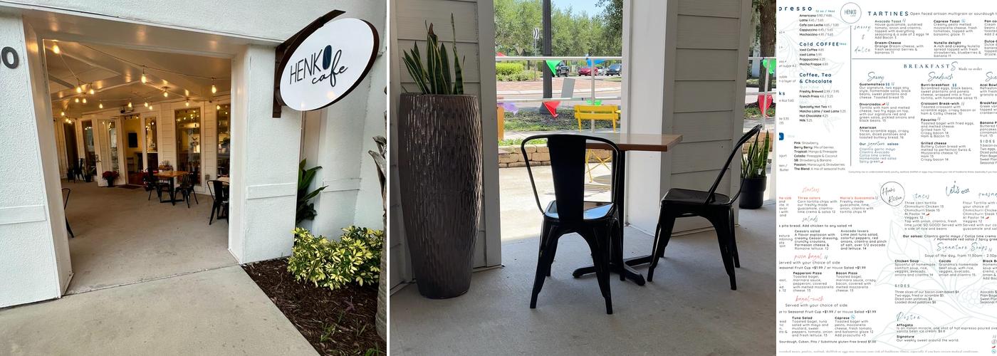 Henko Cafe Menu