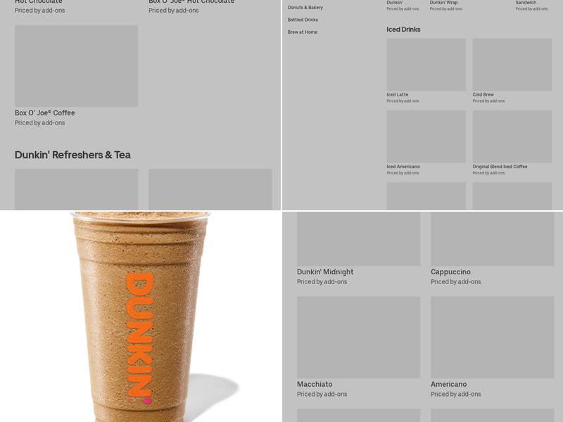 Dunkin' Menu