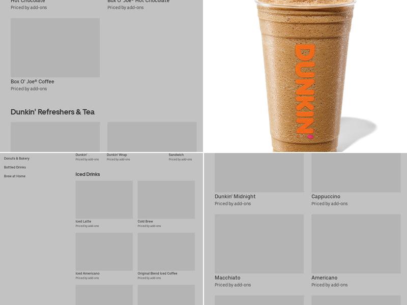 Dunkin' Menu