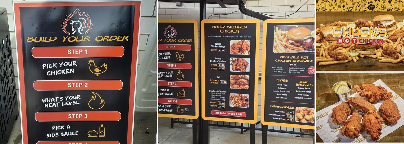 Chuck's Hot Chicken® Menu