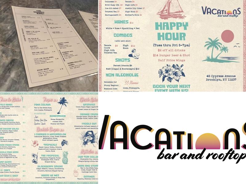 Vacations BK Menu