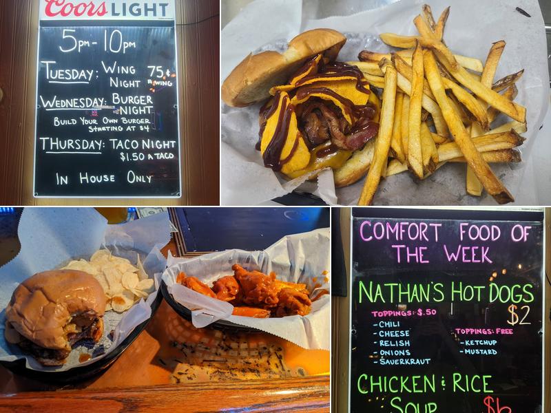 Yosemite Saloon Menu