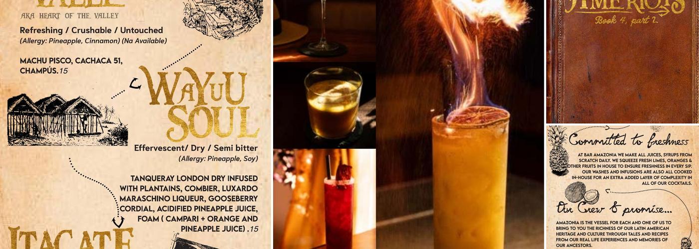 Amazonia Menu