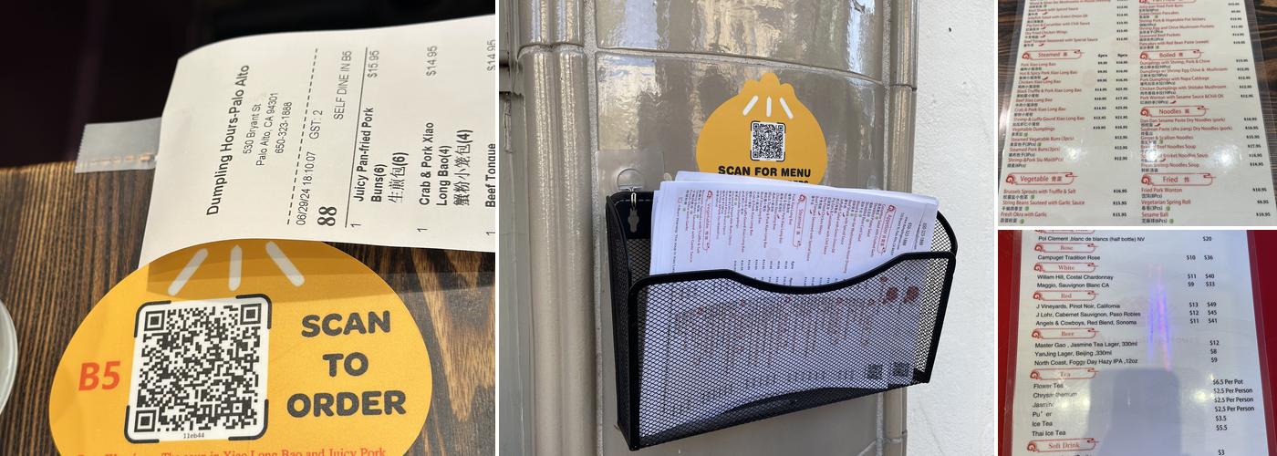 Dumpling Hours-Palo Alto Menu