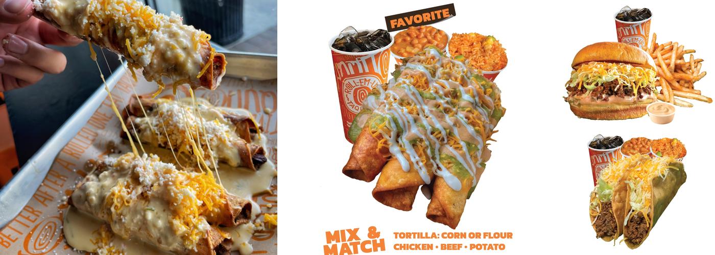 Roll Em Up Taquitos Menu