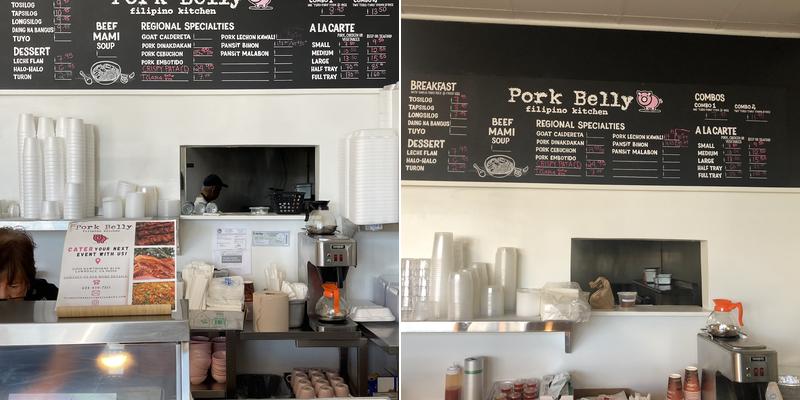 Pork Belly Filipino Kitchen Menu
