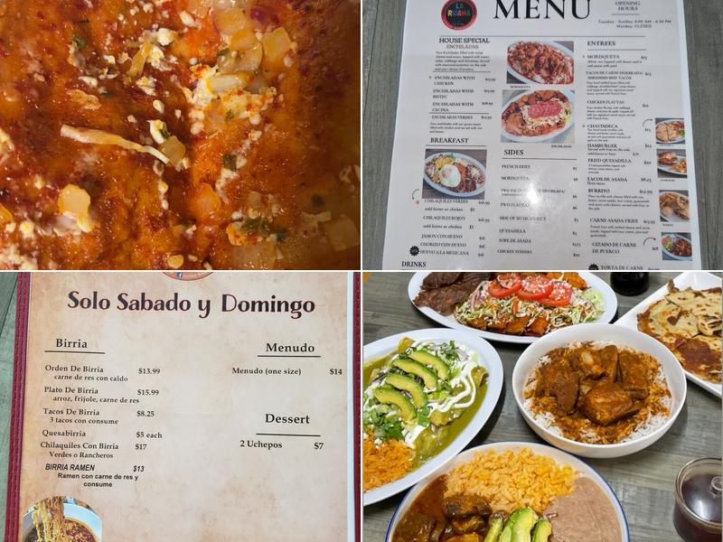 Enchiladas Michoacanas La Ruana Menu