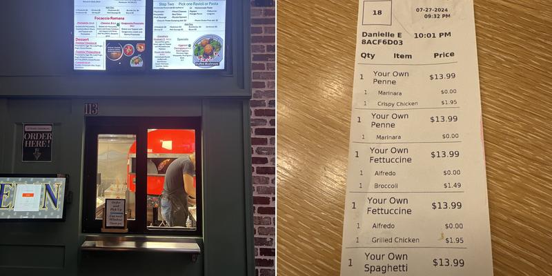 Al Dente Italian Eatery Menu