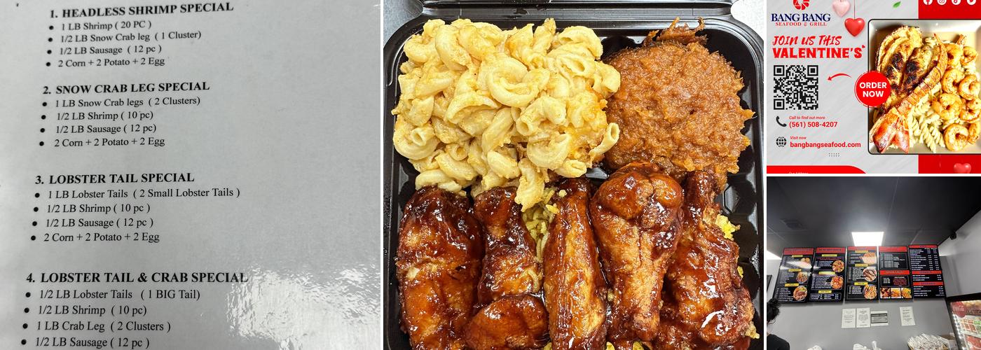 Bang Bang Seafood & Grill Menu