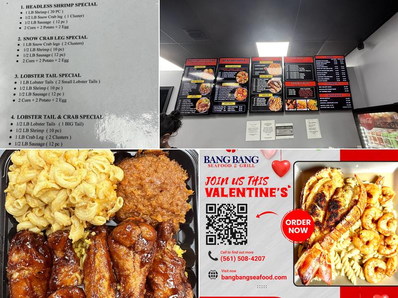 Bang Bang Seafood & Grill Menu