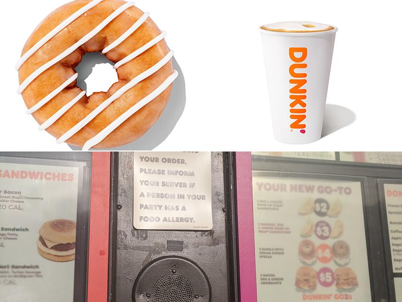 Dunkin' Menu