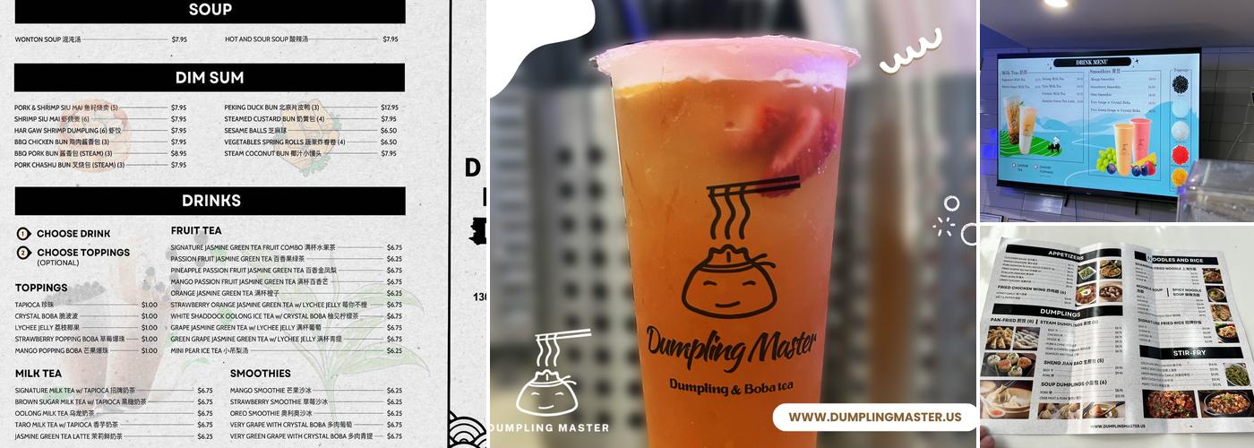 Dumpling Master | BubbleTea & Noodles Menu