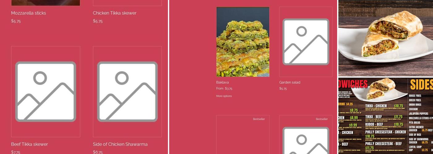 SaSa Restaurant & Sweets Menu