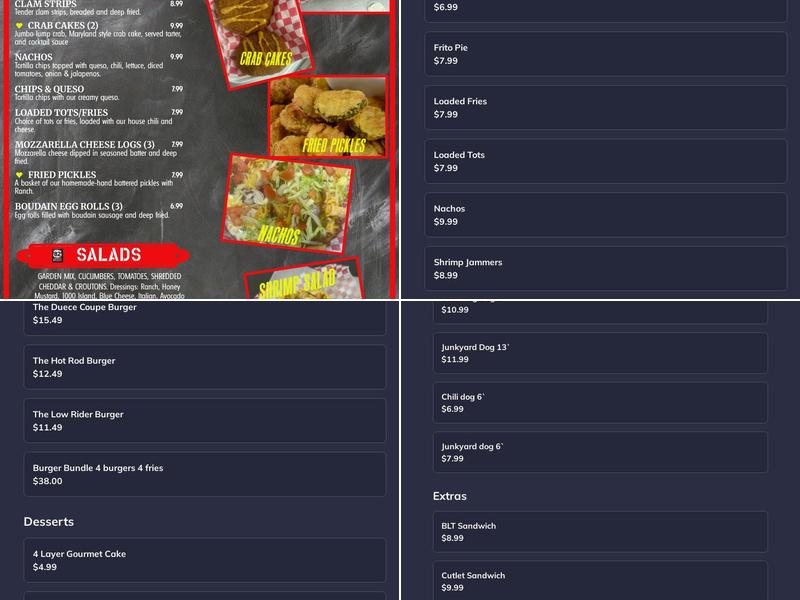 82 Eats Menu