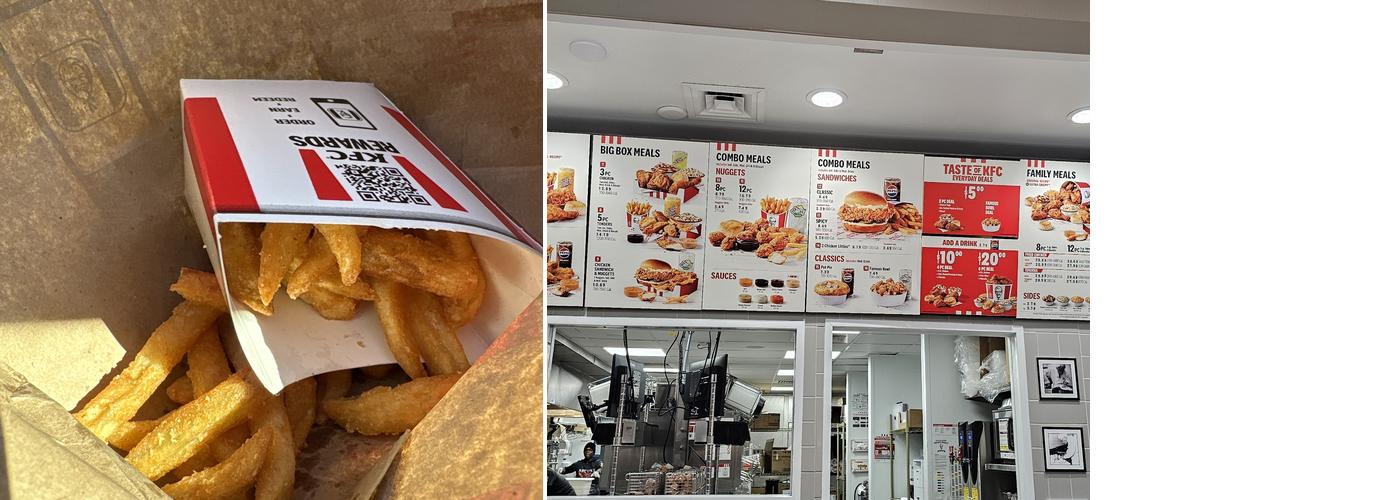 KFC Menu
