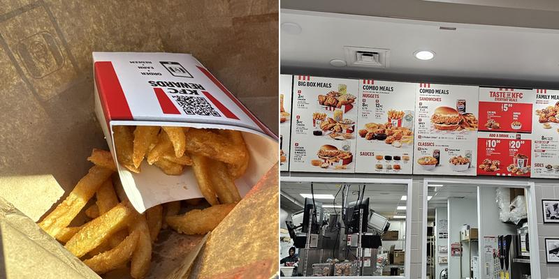 KFC Menu