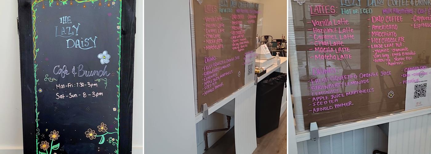 Lazy Daisy - Mar Vista Menu