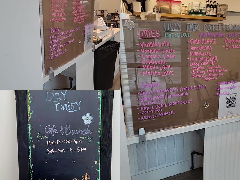 Lazy Daisy - Mar Vista Menu