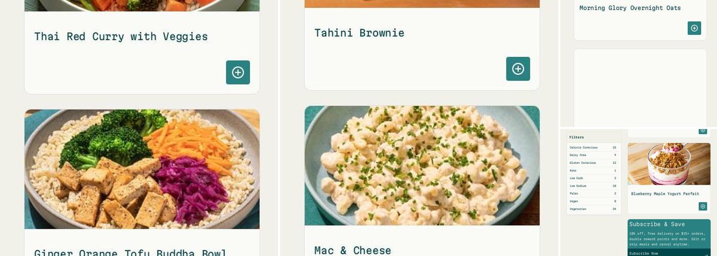 Everytable Menu