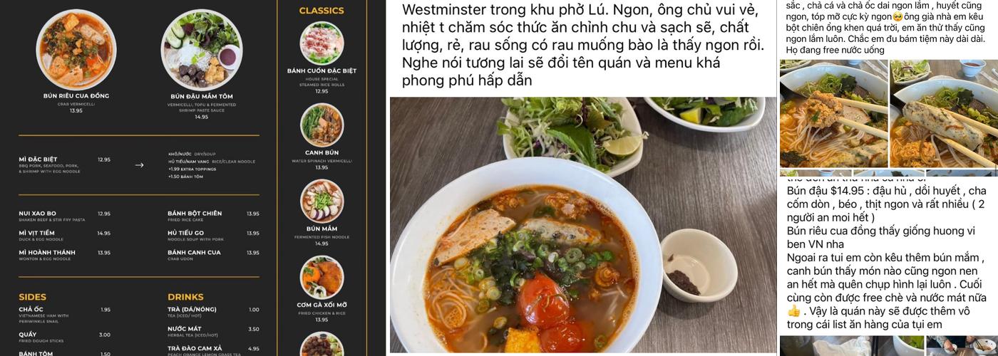 Bun ba ba Menu