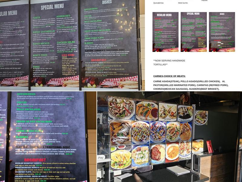 Jayli’s Cocina Menu