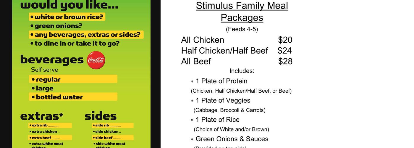 Flame Broiler Menu