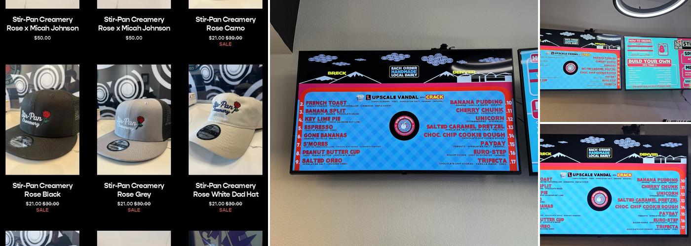 Stir-Pan Creamery Menu