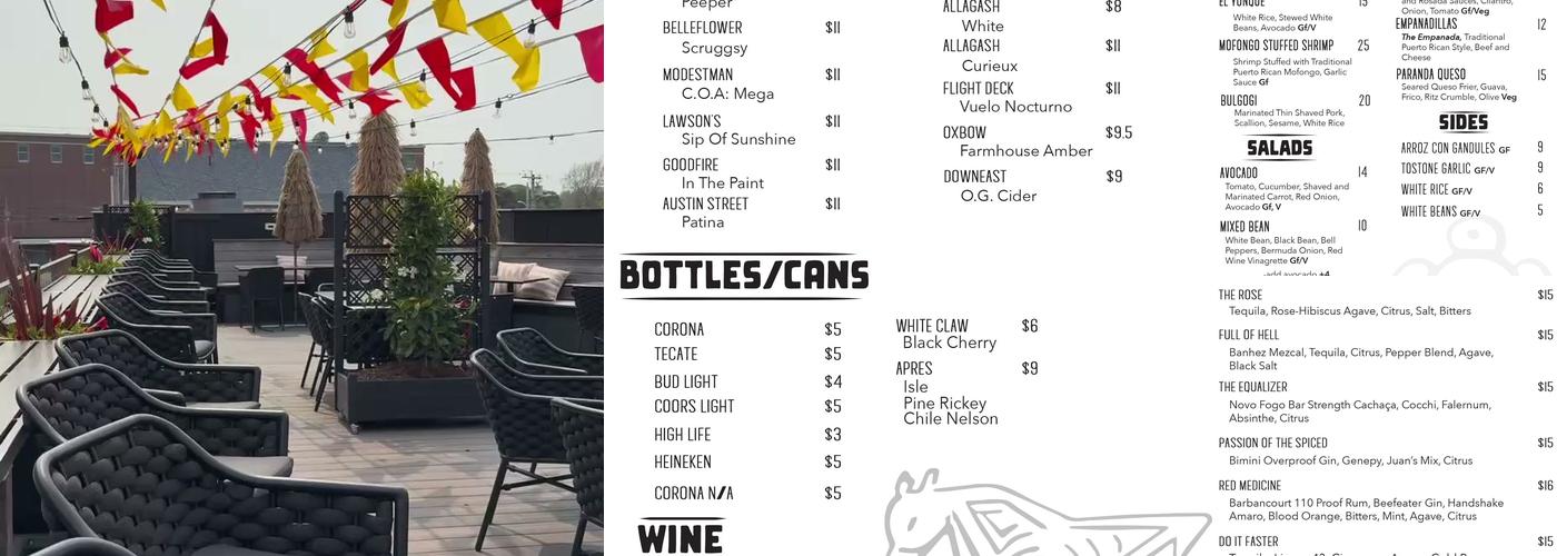 Bar Publica Menu