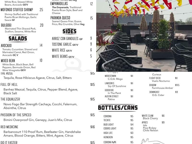 Bar Publica Menu
